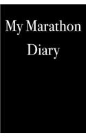 My Marathon Diary: Blank Lined Journal