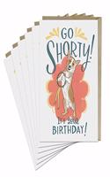 6-Pack Em & Friends Go Shorty Corgi Dog Card