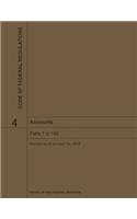 Accounts - Title 4 Code of Federal Regulations 2019-2020