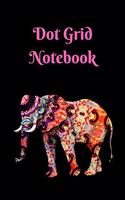 Dot Grid Notebook: Elephant; 100 sheets/200 pages; 6" x 9"