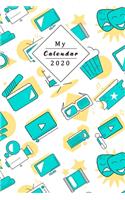 My Calendar 2020: Your Own Weekly, Monthly And Yearly Planner For 2020 With Beautiful Design