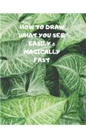 How to Draw What You See Easily & Magically Fast