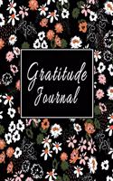 Gratitude Journal: Notebook with Lines & Prompts to Write In - Nurture & Practice Thankfulness and Appreciation - Flowery Pattern