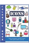 Coloring Book Icons
