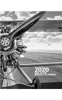 2020 One Year Weekly Planner: Vintage Aviation Joy of Flight - 1 yr 52 Week - Daily Weekly and Monthly Avgeek Pilot Calendar Views Notes - 8x10 Work Home Organizer - Password Vis