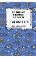 Blood Sugar Log: Life Is Sweeter With Less Sugar Diabetic Health Reading Glucose Tracker Log Book Journal