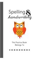 Spelling & Handwriting Practice Book