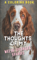 Reflections of My Welsh Springer Spaniel: A Coloring Book