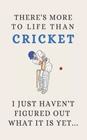 There's More To Life Than Cricket - I Just Haven't Figured Out What It Is Yet...