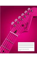 Guitar Tablature Manuscript Paper - 200 Page Book 8.5 x 11 - Guitar Tab Notebook