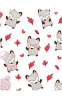 Fox Notebook White And Black Sketch Paper