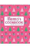 Mema's Cookbook Holly Jolly Pink Christmas Edition
