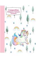 Composition Primary Unicorn Notebook