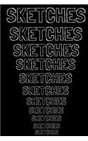 Sketches: (6 X 9) Art Sketch Book, Blank Paper Sketchbook, 100 Pages, Durable Matte Black Cover: (6 X 9) Art Sketch Book, Blank Paper Sketchbook, 100 Pages, Durable Matte Black Cover