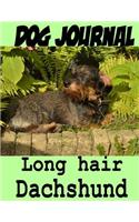 Dog Journal Long Hair Dachshund