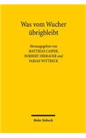 Was vom Wucher ubrig bleibt