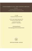 Leistungsmessung Bei Einphasigen Stromrichterantrieben