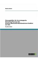 Planungshilfen für die strategische Marketing-Planung