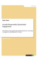 Socially Responsible Shareholder Engagement