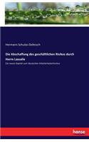 Abschaffung des geschäftlichen Risikos durch Herrn Lassalle