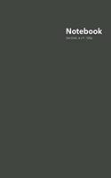 Dot Grid Notebook: Stylish Broadway Black Notebook, 120 Dotted Pages 6 x 9 inches Standard Journal - Softcover Color Trends Collection(Color Trends)