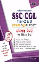 Wiley's SSC-CGL, Tier-2 & 3, Exam Goalpost, Solved Papers and Practice Tests, 2018