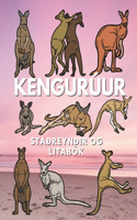 Kengúrur: Staðreyndir og litabók: Athafnabók fyrir börn á aldrinum 6 til 16 ára