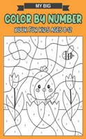 My Big Color By Number Book For Kids Ages 8-12
