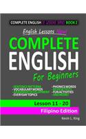 English Lessons Now! Complete English For Beginners Lesson 11 - 20 Filipino Edition