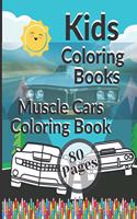 Kids Coloring Books Muscle Cars Coloring Book