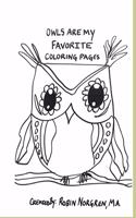 Owls Are my Favorite Coloring Pages