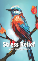 Stress Relief Adult Coloring Book