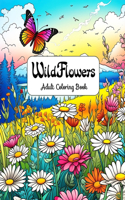 Wildflowers Adult Coloring Book