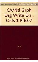 CA/Ntl Grph Org Write On.. Crds 1 Rflc07