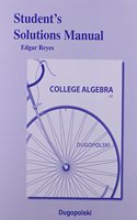 Student Solutions Manual for College Algebra