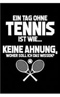 Ein Tag Ohne Tennis Ist Wie... Keine Ahnung, Woher Soll Ich Das Wissen?