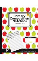 Primary Composition Notebook: School Design (17) - K-2nd Grade Composition Journal Pad, for Alphabet Writing Practice, [back to School Essential]