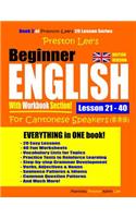 Preston Lee's Beginner English With Workbook Section Lesson 21 - 40 For Cantonese Speakers (British Version)