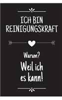 Ich bin Reinigungskraft