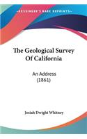 The Geological Survey Of California