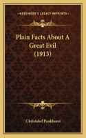 Plain Facts About A Great Evil (1913): (English)