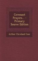 Covenant Prayers...