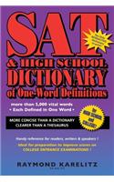 SAT & High School Dictionary of One-Word Definitions