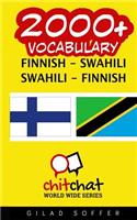 2000+ Finnish - Swahili Swahili - Finnish Vocabulary