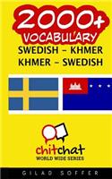 2000+ Swedish - Khmer Khmer - Swedish Vocabulary