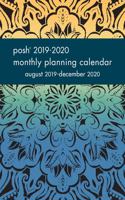 Posh: Midnight Mandala 2019-2020 Monthly Pocket Planning Calendar