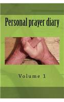 personal prayer diary