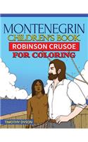 Montenegrin Children's Book: Robinson Crusoe for Coloring