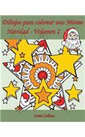 Dibujos para colorear uno Mismo - Navidad - Volumen 2