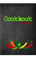 Cookbook for Men: Blank Recipe Cookbook Journal V1